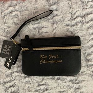 NWT! ✨ But First Champagne wristlet